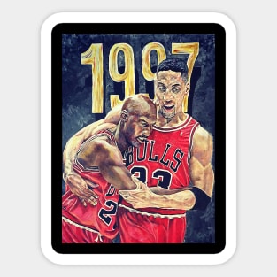 BASKETBALLART - 1997  moment Sticker